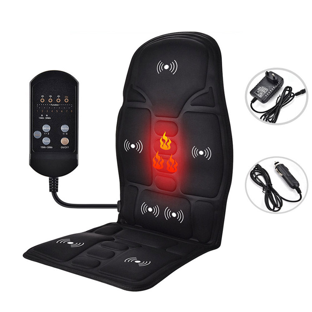 Leisure Car/Home Heated Massage Seat Cushion