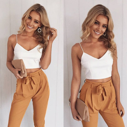 Two-piece Camisole Casual Pants Set