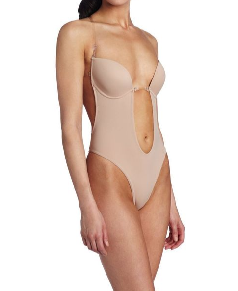 Plunging Neckline Backless Body Shaper Bra
