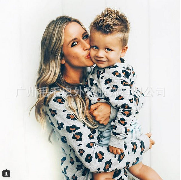 Leopard Print Mommy & Me Sweater