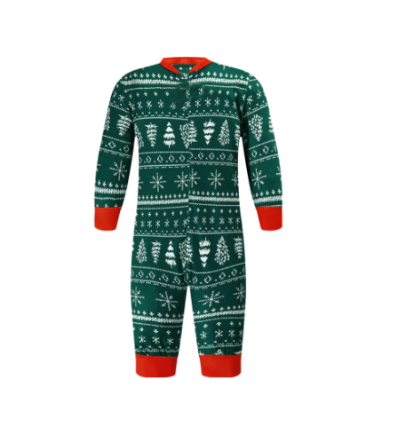 Pijamas festivos del árbol genealógico