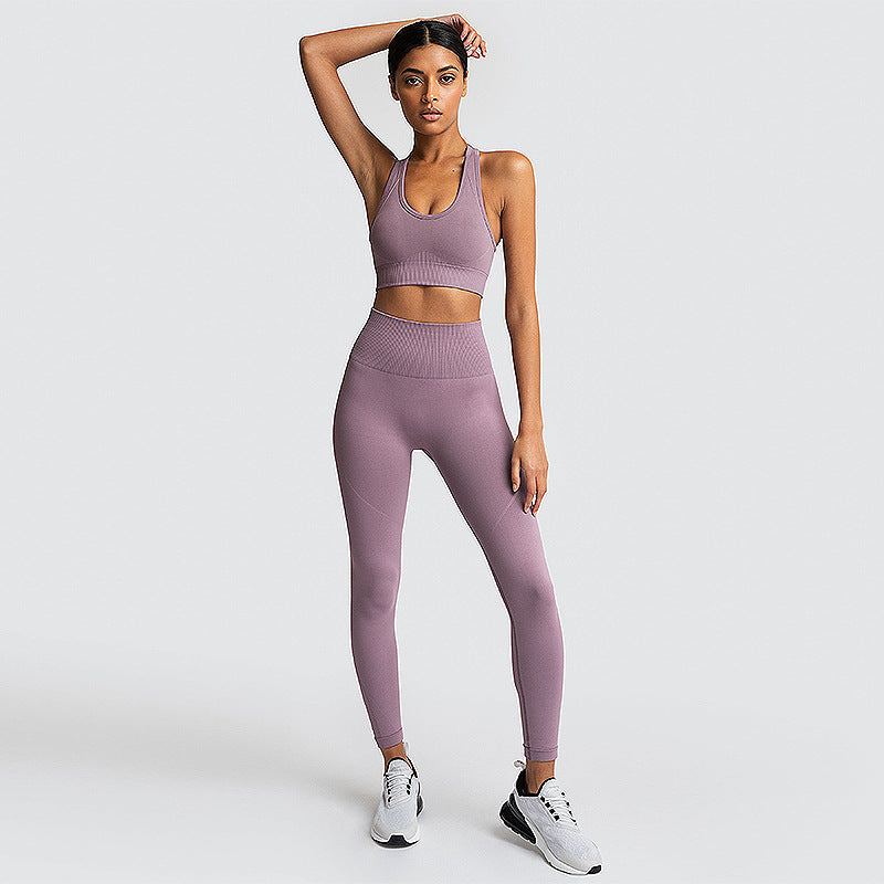 Conjunto deportivo de nailon para mujer