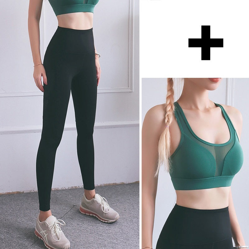 Conjunto de ropa deportiva de malla transpirable