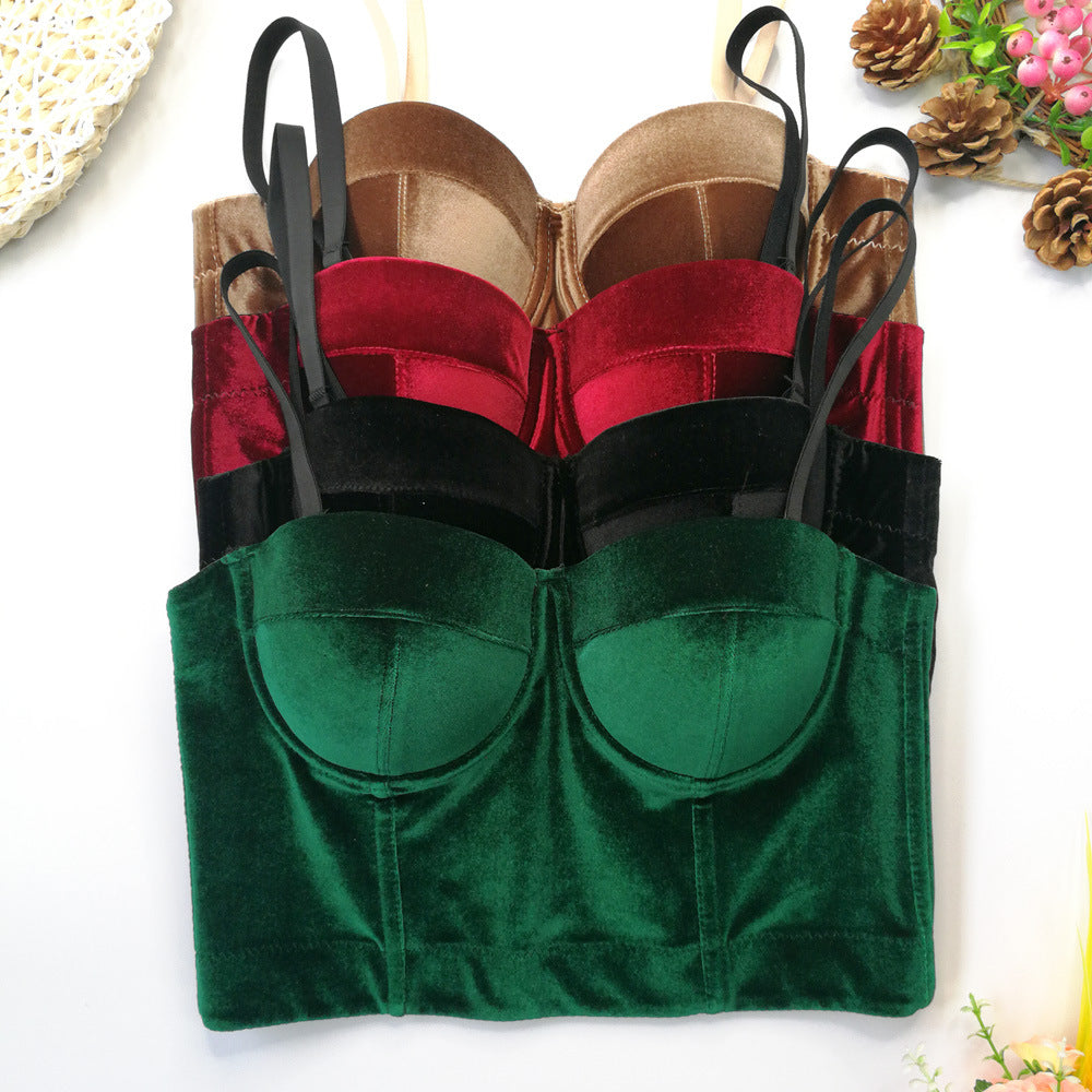 Bralette Supported Short Top (Color Options)