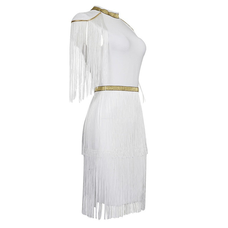 Vestido Beneficios Flecos