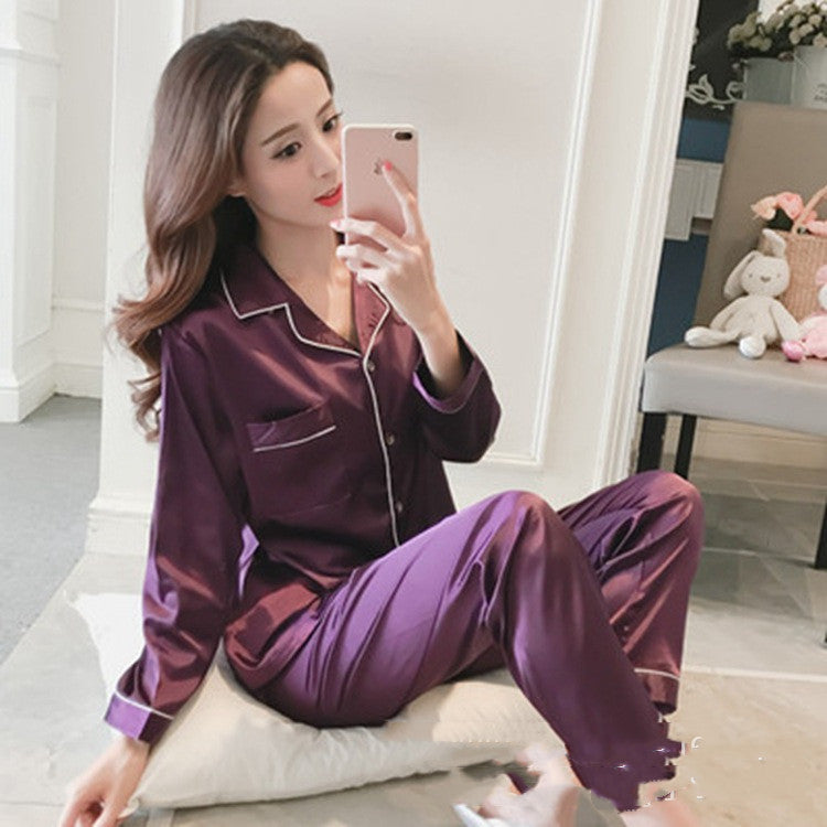 Conjunto de pantalones de pijama sedosos