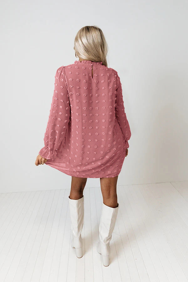 Long Sleeve "Chiffon Cutie" Dress