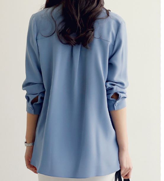 Bow-Ties for Gals Chiffon Shirt