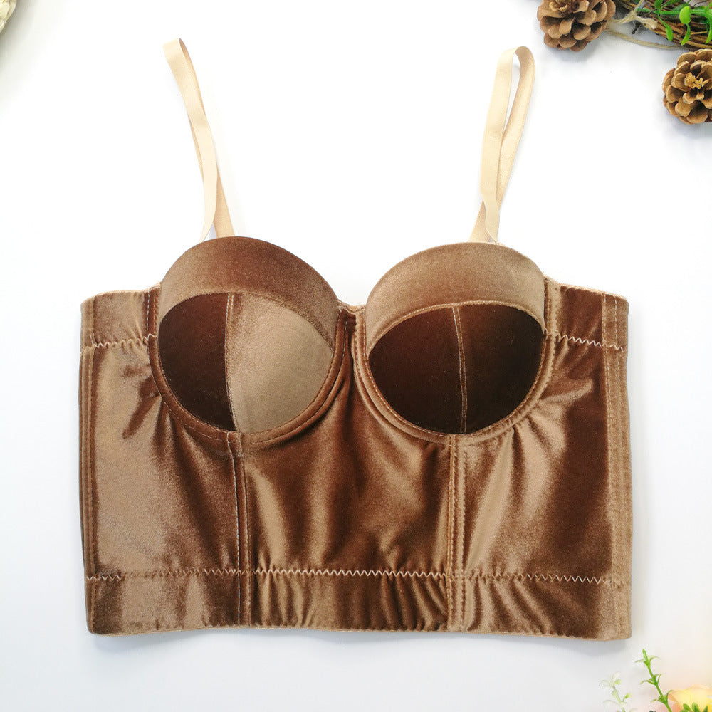 Bralette Supported Short Top (Color Options)