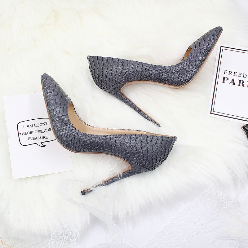 Gator Stiletto High Heels