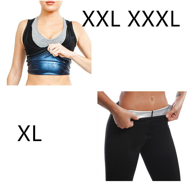 Conjuntos de sudadera de neopreno unisex para quemar grasa