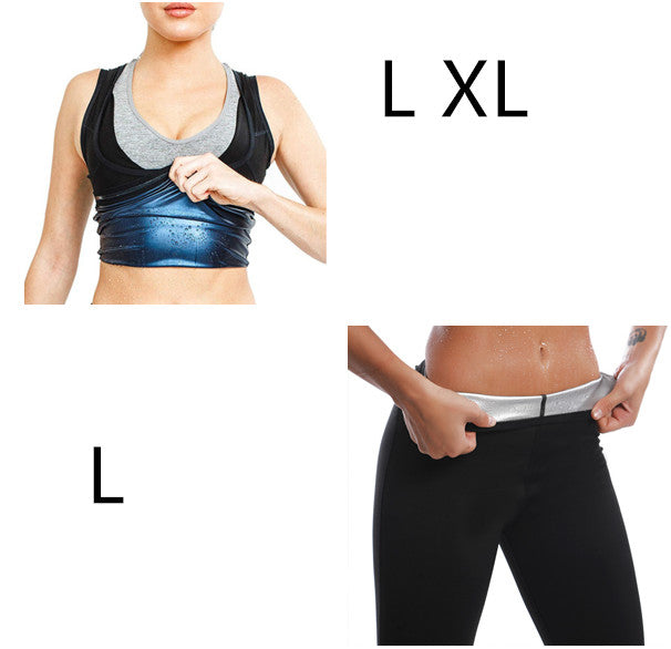 Conjuntos de sudadera de neopreno unisex para quemar grasa