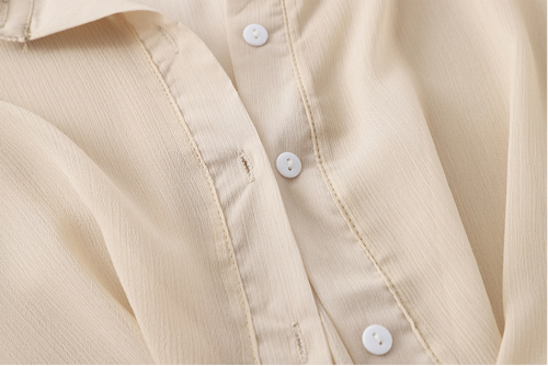 Sheer Tie Solid Color Summer Top