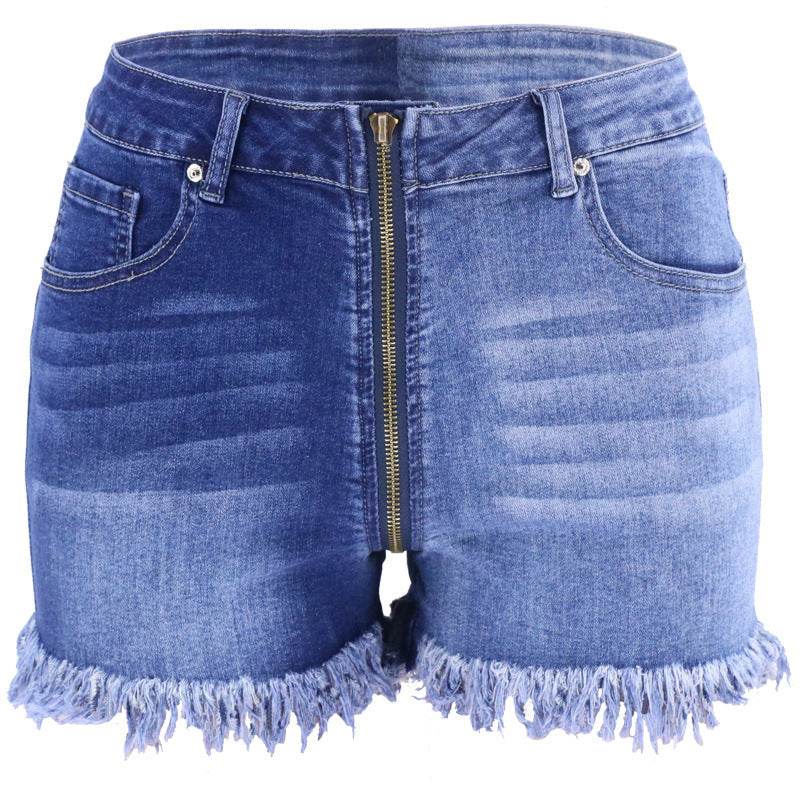 Moody High Waist Denim Shorts