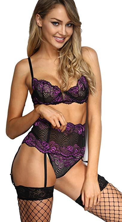 3-teiliges Dessous-Set