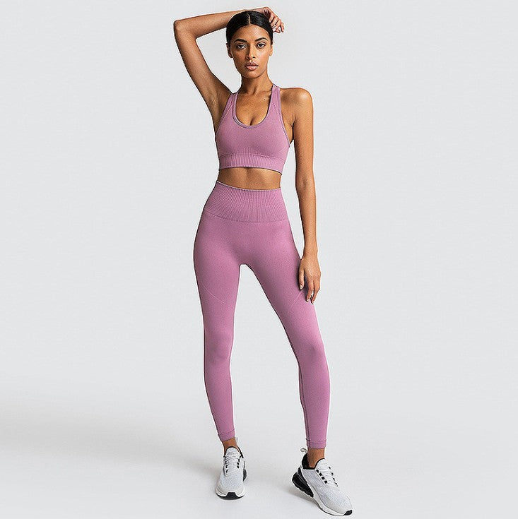 Conjunto deportivo de nailon para mujer