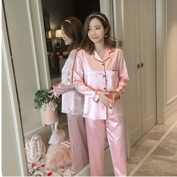 Conjunto de pantalones de pijama sedosos