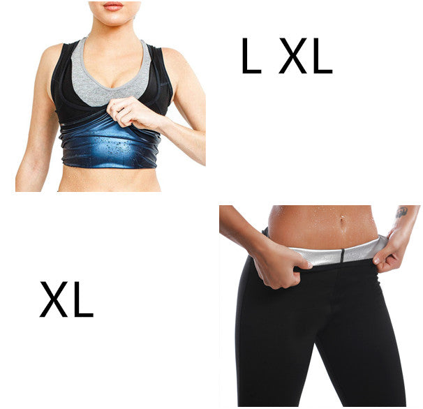 Conjuntos de sudadera de neopreno unisex para quemar grasa