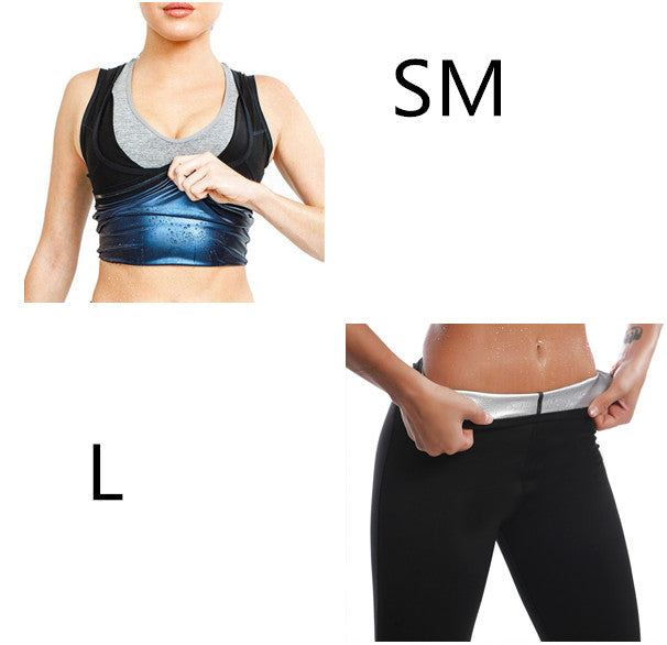 Conjuntos de sudadera de neopreno unisex para quemar grasa