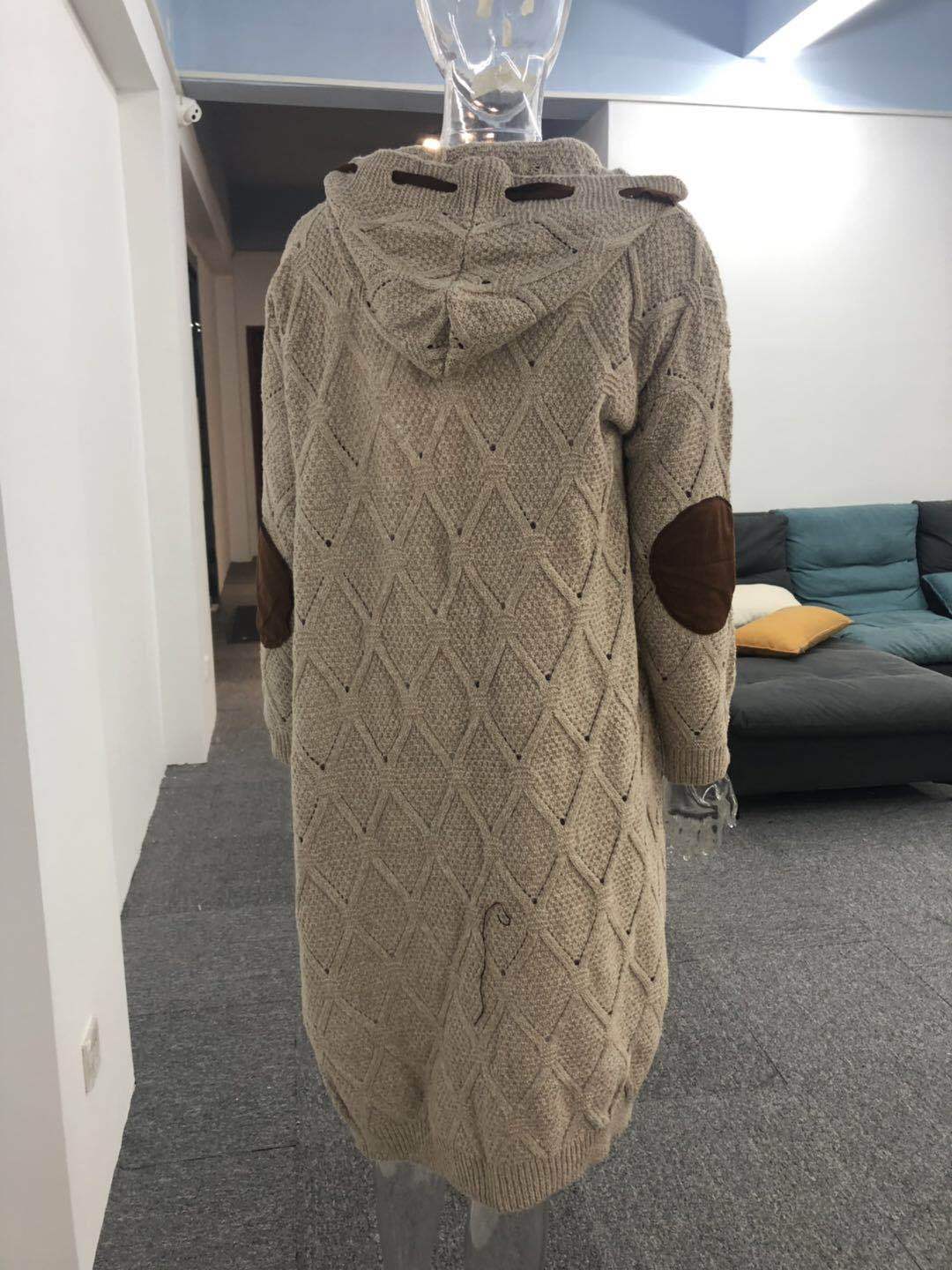 Knitted Long Sleeve Cardigan Sweater