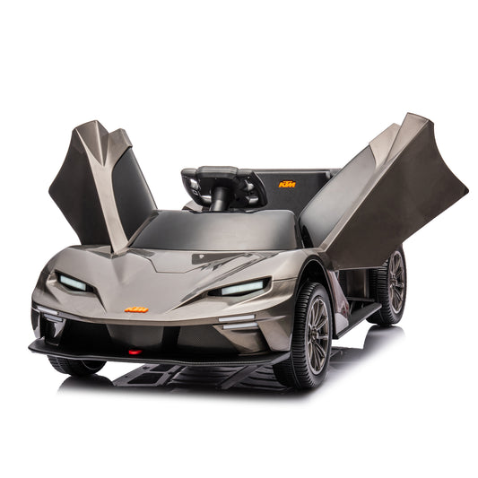 Licensed KTM x BOW GTX,12v7A Kids ride on car 2.4G W/Parents Remote Control, Electric car for kids, Three speed adjustable, Power display, USB,MP3 ,Bluetooth, LED light, Two-point safety belt