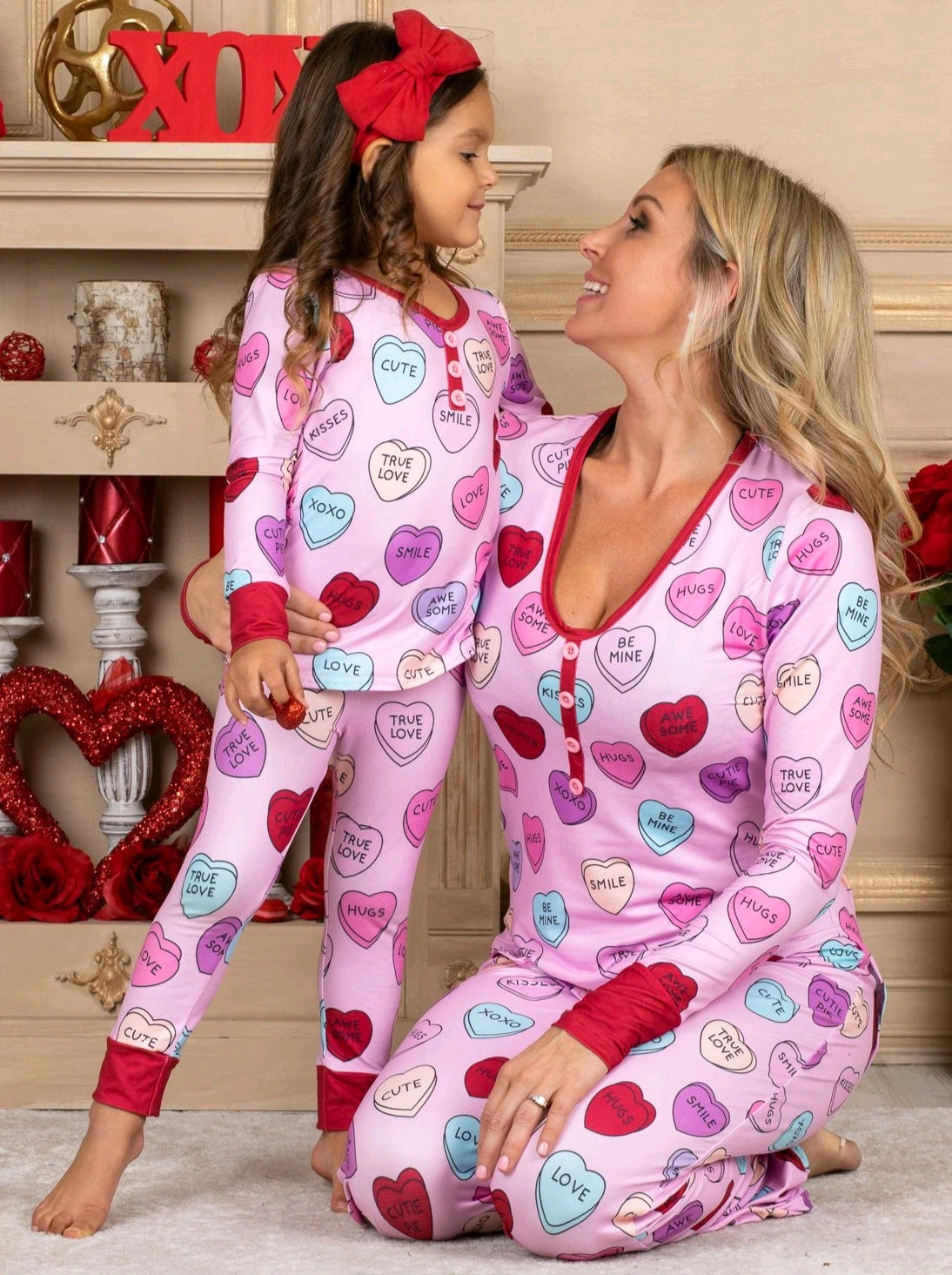 Conjunto de pijama Sweet Hearts Mommy & Me