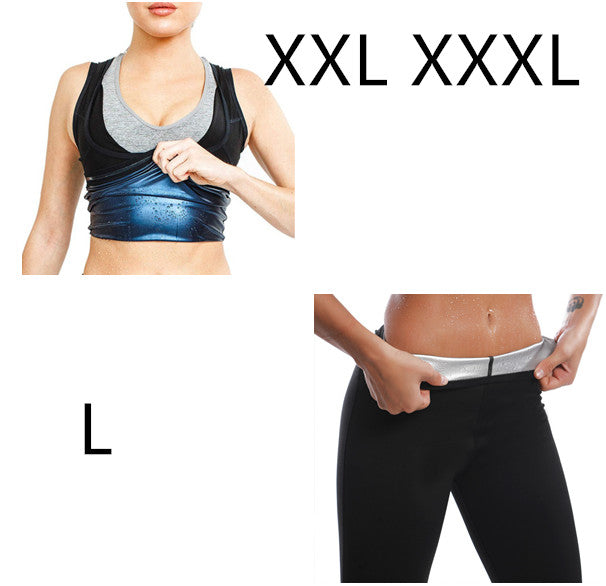 Conjuntos de sudadera de neopreno unisex para quemar grasa
