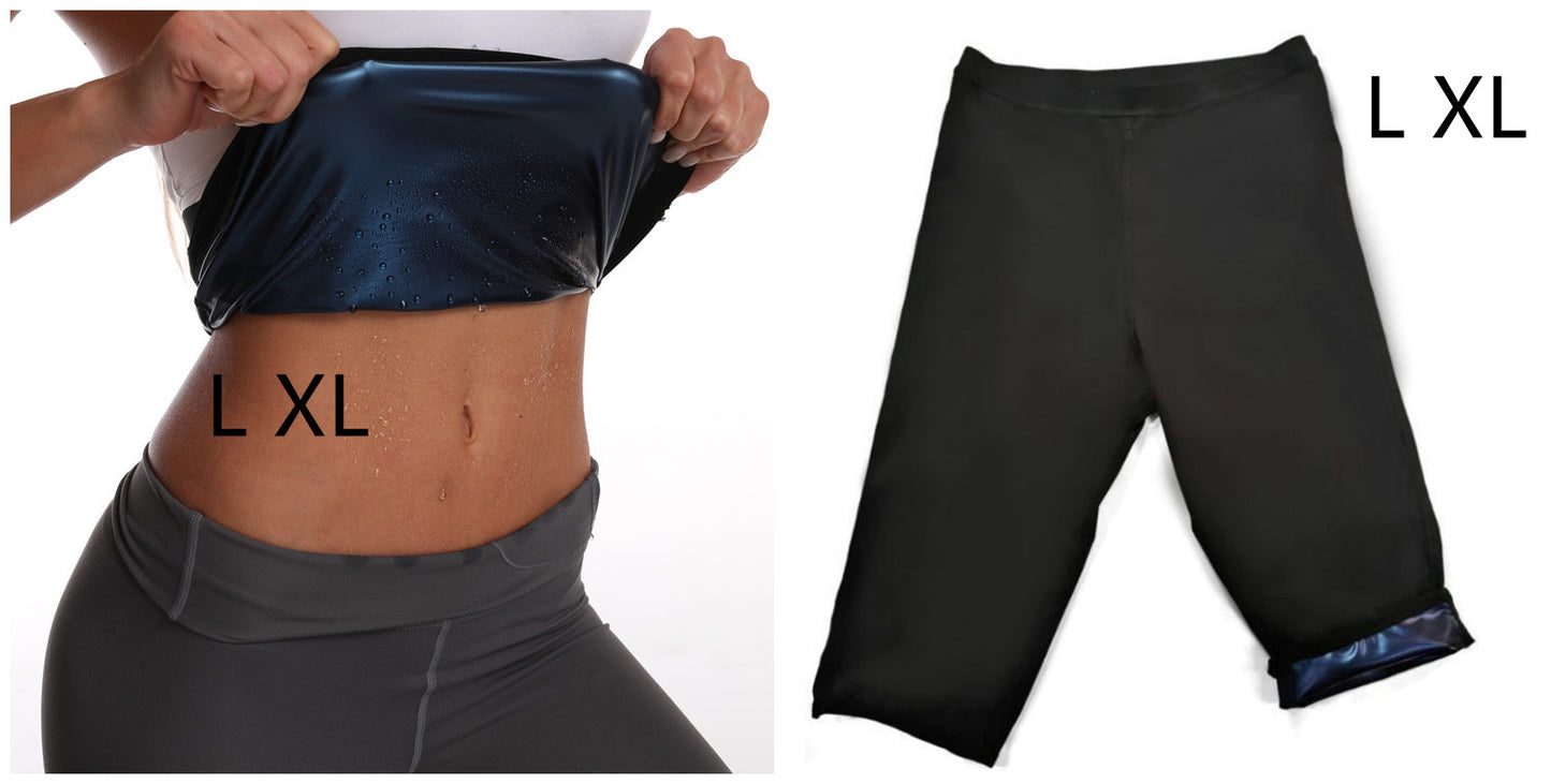 Traje de sudor de sauna de entrenamiento