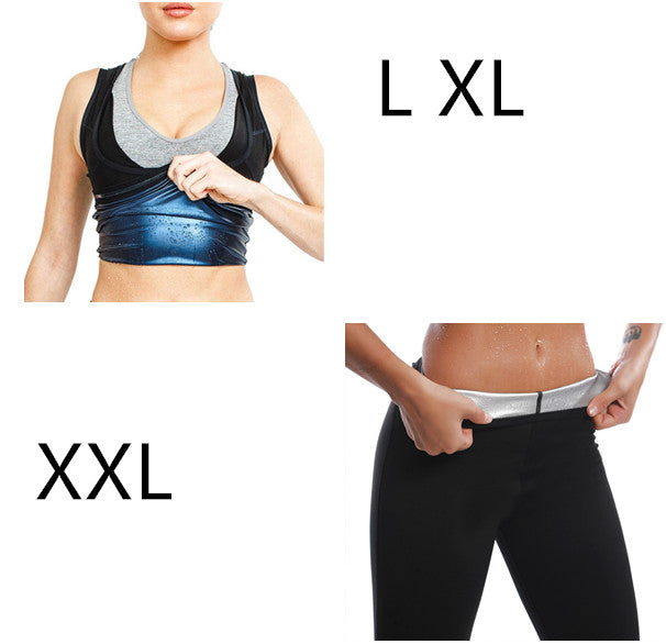 Conjuntos de sudadera de neopreno unisex para quemar grasa
