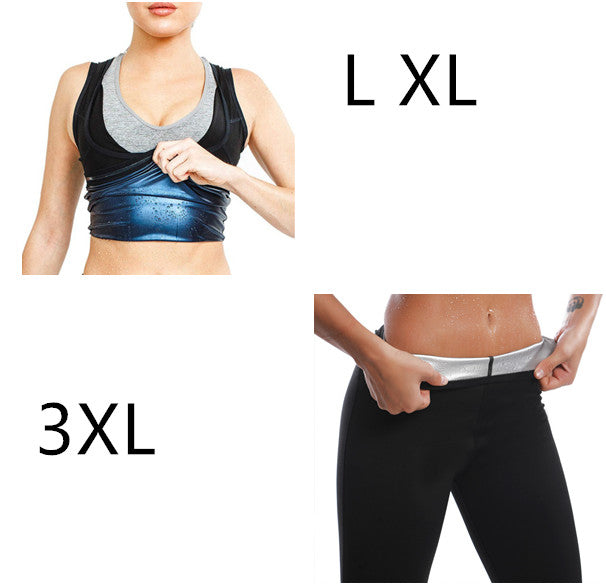 Conjuntos de sudadera de neopreno unisex para quemar grasa