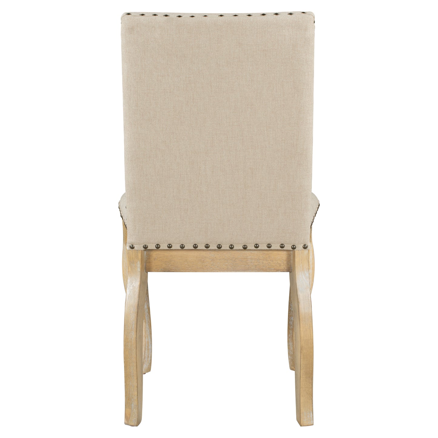 Mesa de comedor extensible redonda de madera de 5 piezas y 4 sillas de comedor tapizadas