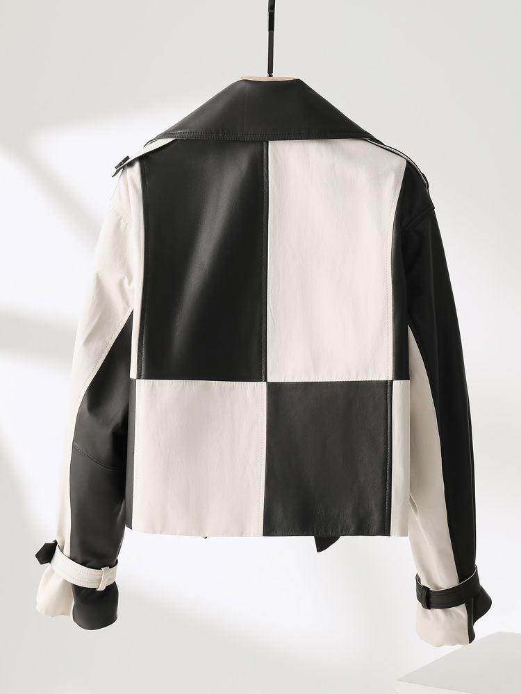 Black and White Checkered Jacket