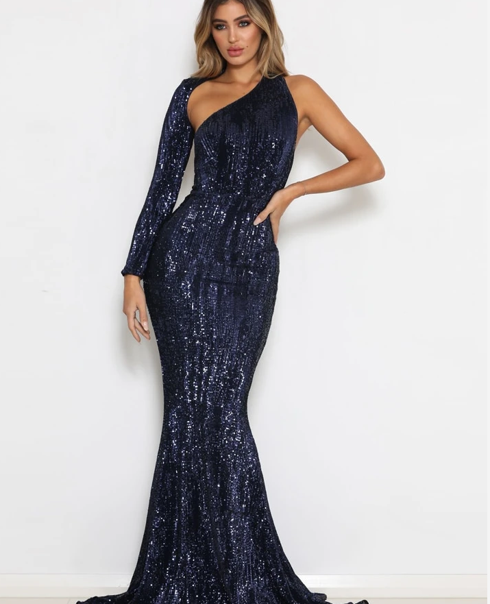 Vestido de noche elegante Savannah Shimmer