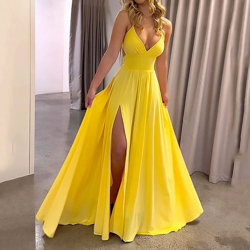 Sonnenscheingelbes Sommerkleid