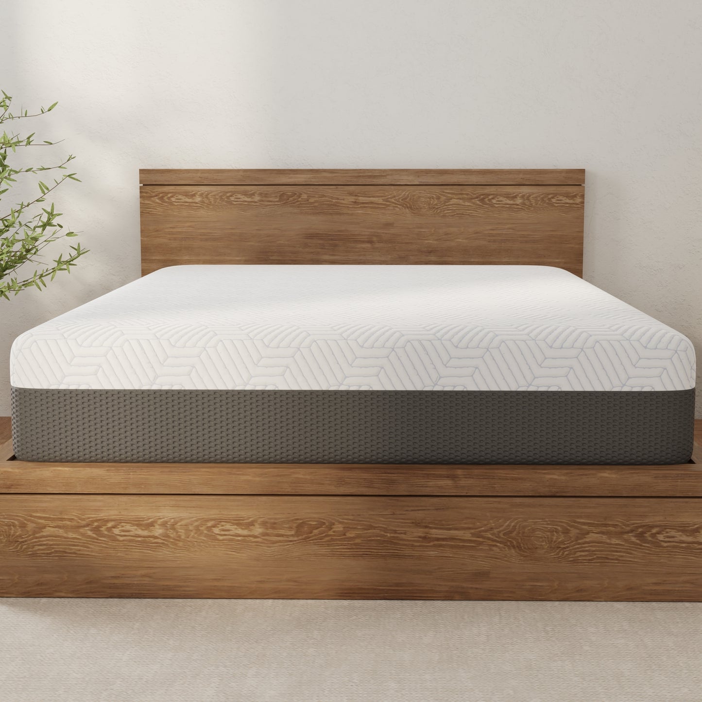 Cool Comfort Omne Fria 12 Inch King Gel Contouring Memory Foam Mattress