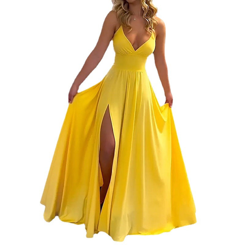 Sonnenscheingelbes Sommerkleid