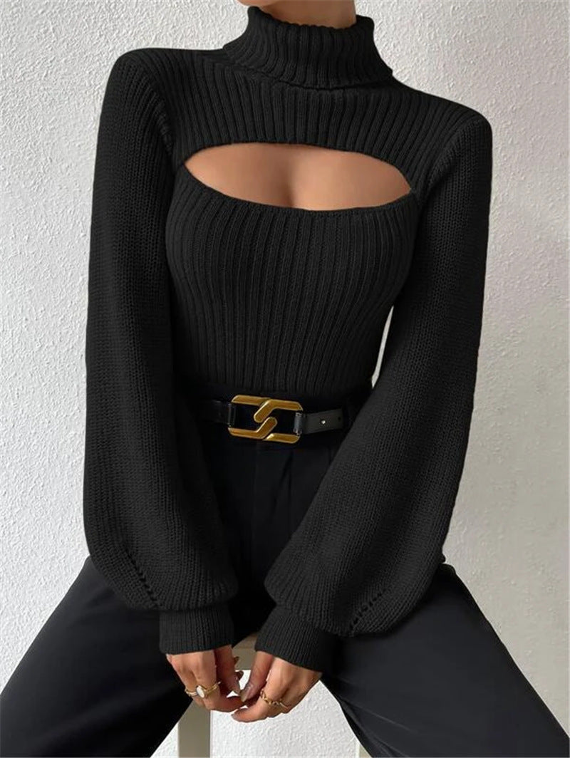 Ladies Cutout Fashion Sweater