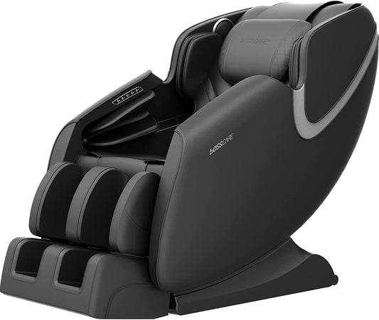 BOSSCARE Sillón reclinable de masaje con bolsa de aire de gravedad cero y altavoz Bluetooth de masaje con rodillo