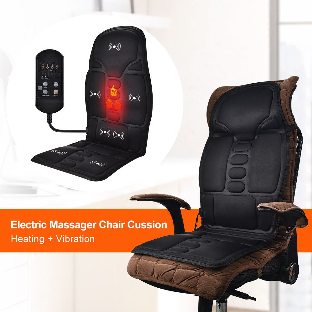 Leisure Car/Home Heated Massage Seat Cushion