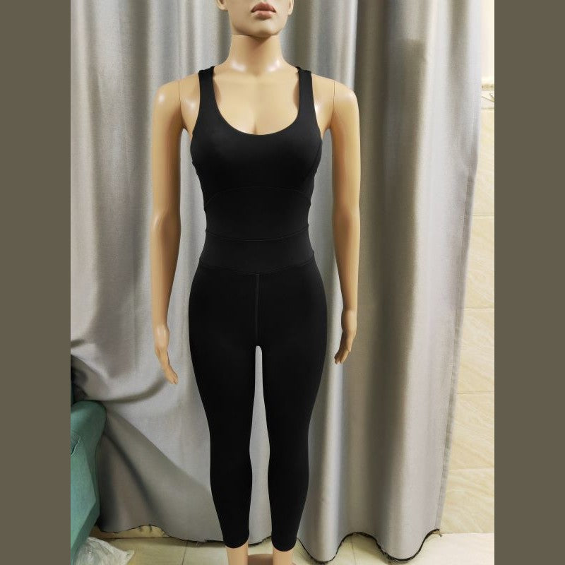 Cross Strap Back Fitness Overall Activewear