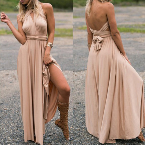 Bandage Convertible Maxi Dress