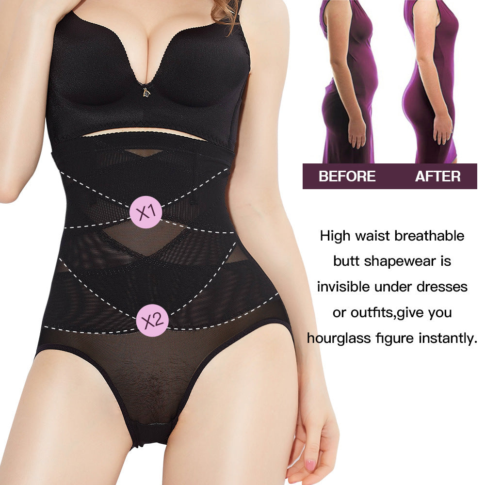 Bauchkontrollierendes, hoch tailliertes Shapewear-Höschen