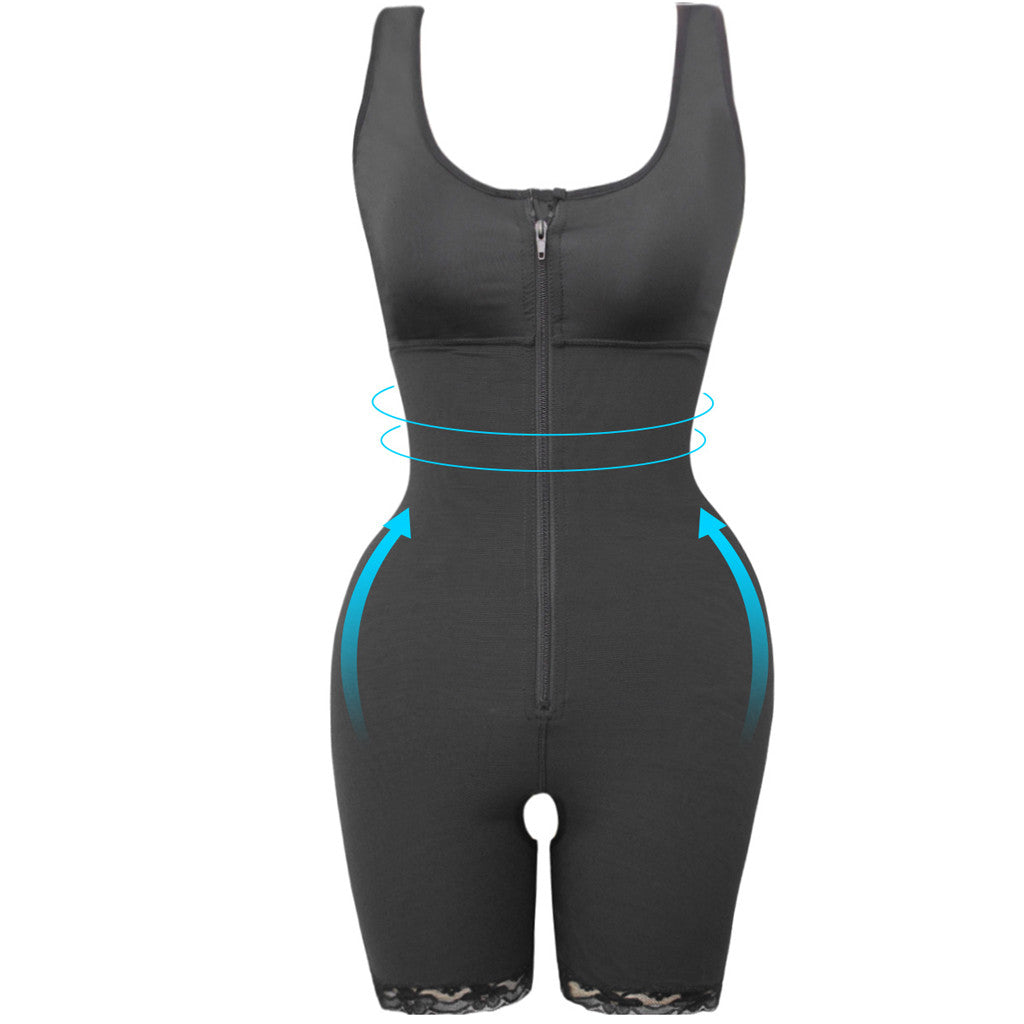 Women's Zip Up Shaping Bodysuit