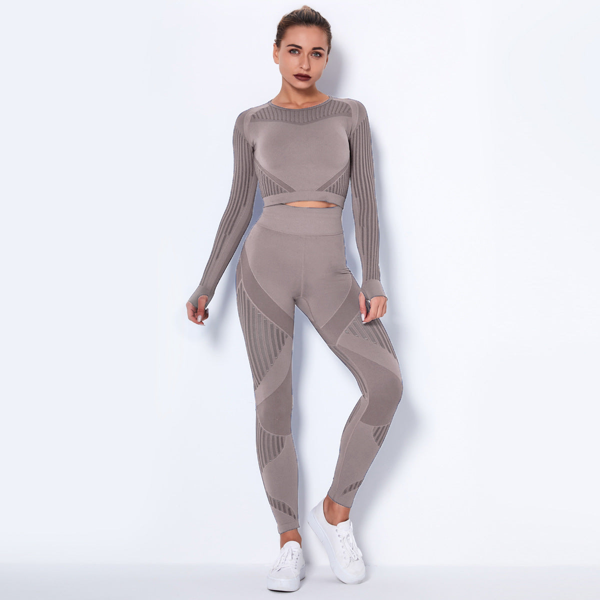 Blurred Lines Absorbent Workout Suit