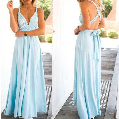 Bandage Convertible Maxi Dress