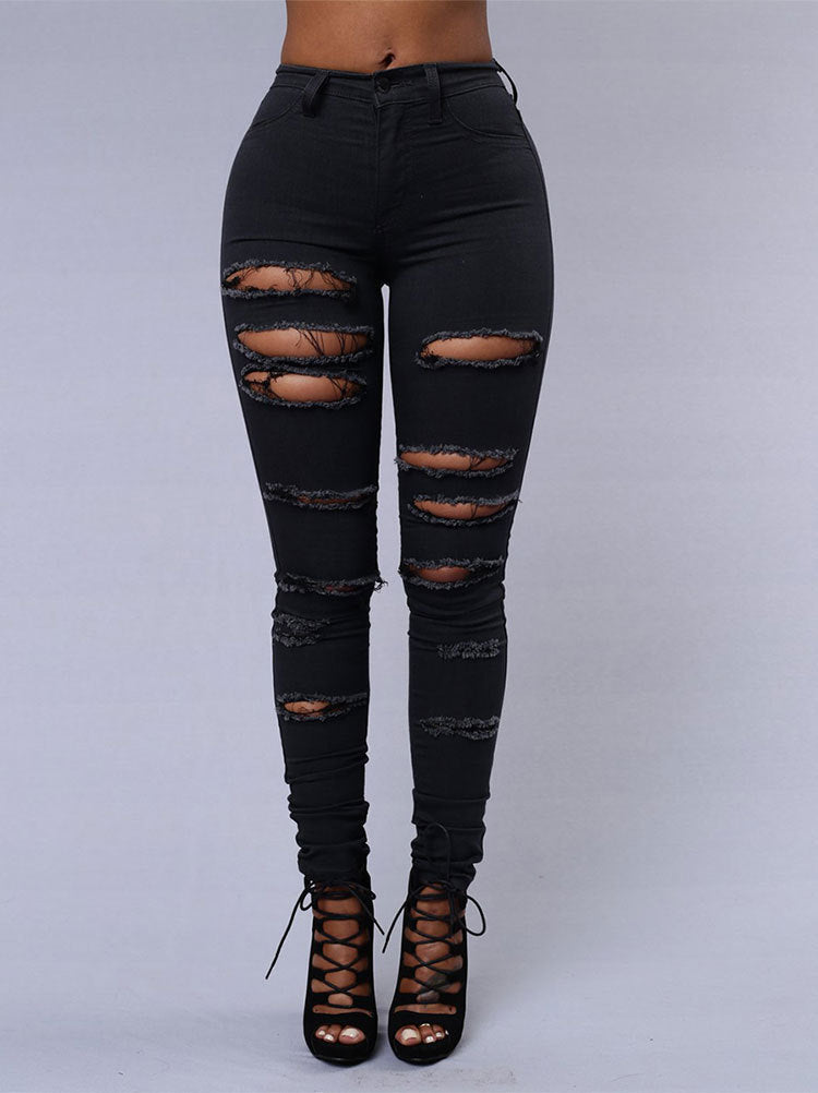 Women's Ripped Skinny Jeans (2 Colors)
