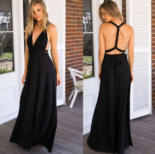 Bandage Convertible Maxi Dress