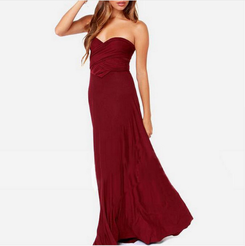 Bandage Convertible Maxi Dress