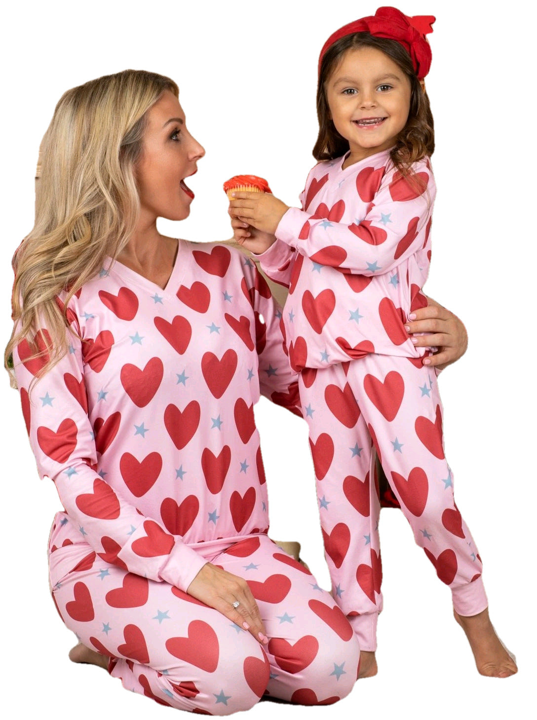 Valentine's Day Mommy & Me Pajama's