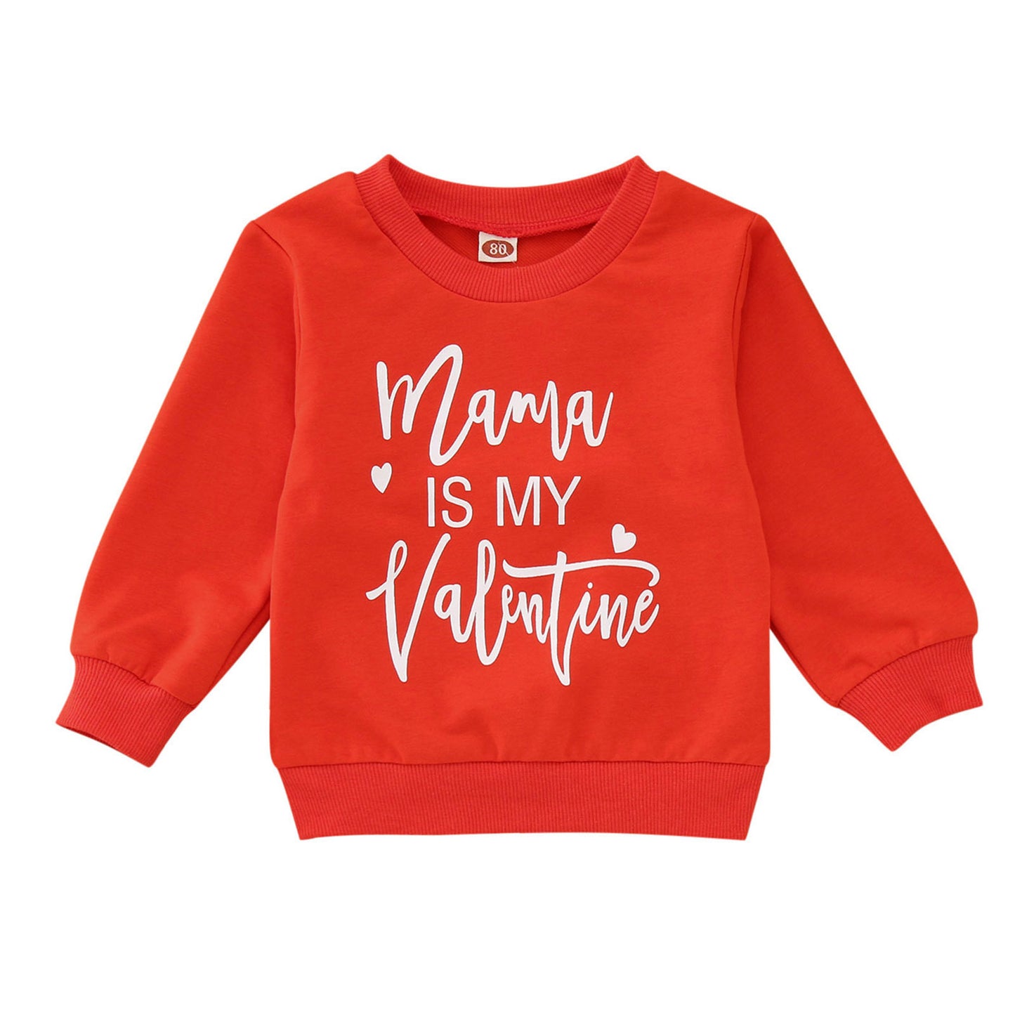 Mama is my Valentine Kids Sweatshirt